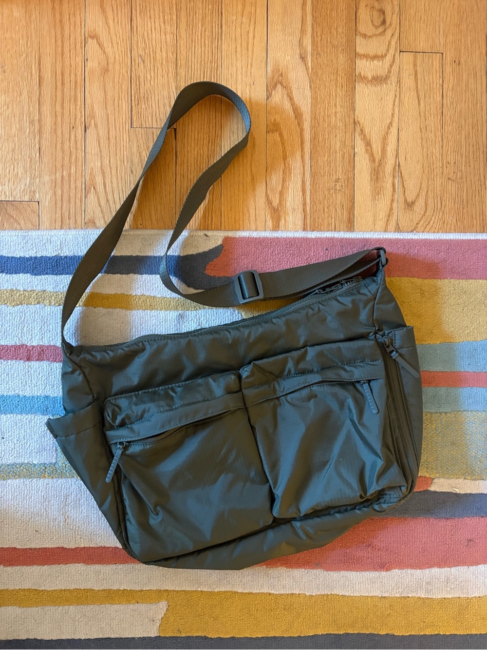 Uniqlo Olive Green Crossbody Shoulder Bag